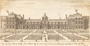 Palacio de la Reina Catalina de Médicis de Israël Silvestre