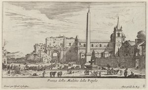 Piazza della Madono delle Popolo de Israël Silvestre
