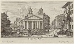 Piazza della Rotonda de Israël Silvestre