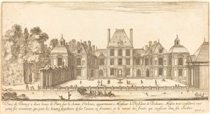 Vista de Berny a dos leguas de París en el camino de Orleans de Israël Silvestre