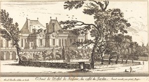 Vista del Hotel de Soissons de Israël Silvestre