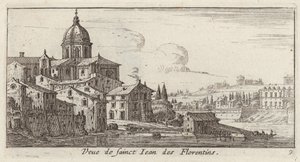 Vista de San Juan de los Florentinos de Israël Silvestre