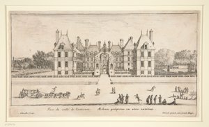 Vista del Chateau Liencourt: La explanada de Israël Silvestre