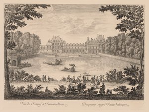 Vista del Estanque de Fontainebleau, 1666