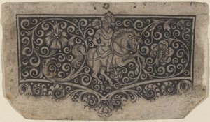 Arabesco con caballero de Italian