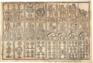 Cartas de juego de Italian 15th Century