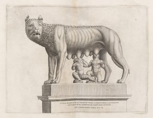 Loba Capitolina con Rómulo y Remo