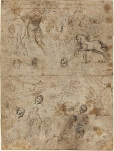 Hoja de estudios de Italian 16th Century