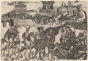La Adoración de los Magos de Italian 16th Century