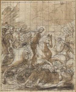 Santiago Derrotando a los Infieles de Italian 17th or 18th Century