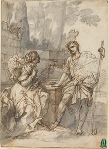 Escena pastoral de Italian 18th Century