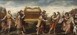 El rey David llevando el Arca de la Alianza a Jerusalén de Italian Master