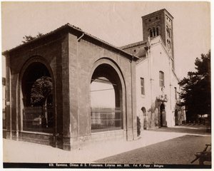 Iglesia de San Francisco, Rávena, Emilia-Romaña, Italia, fotografía de Pietro Poppi, Bolonia, ca 1900 de Italian Photographer
