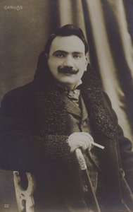 Enrico Caruso, cantante de ópera italiano de Italian Photographer