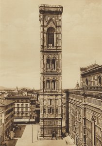 Firenze / Florencia: Catedral, El Campanile, Giotto (fotografía en b/n) de Italian Photographer