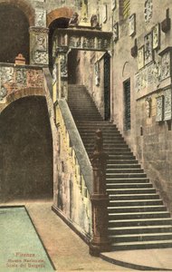 Florencia, Italia, Bargello, Escalera de Italian Photographer