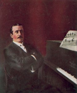 Giacomo Puccini, compositor italiano (foto en color) de Italian Photographer