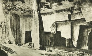 Latomia del Paradiso o dei Cordari (foto b/n) de Italian Photographer