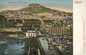 Nápoles, Italia, Panorama, Castel Sant