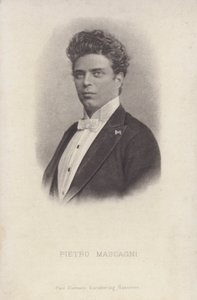 Pietro Mascagni, compositor italiano de la ópera Cavalleria Rusticana de Italian Photographer