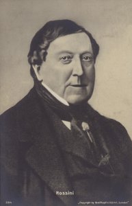 Retrato de Gioachino Rossini de Italian Photographer