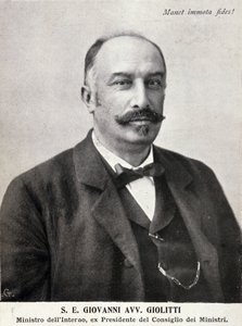 Retrato de Giovanni Giolitti (1842-1928), político italiano de Italian Photographer
