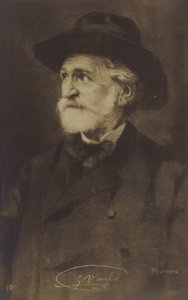 Retrato de Giuseppe Verdi