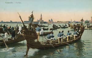 Procesión en un canal veneciano