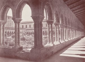 Sicilia: Los Claustros, Monreale (foto b/n) de Italian Photographer