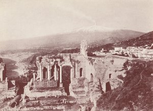 Sicilia: El Teatro Griego, Taormina (foto b/n) de Italian Photographer