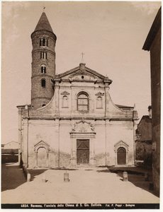 Iglesia de San Juan Bautista, Rávena, Emilia-Romaña, Italia, fotografía de Pietro Poppi, Bolonia, ca 1900 de Italian Photographer