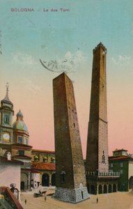 Las dos torres en Bolonia, Italia de Italian Photographer