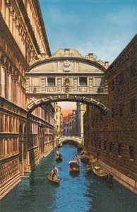 Venecia/Venecia: Puente de los Suspiros (foto en color) de Italian Photographer