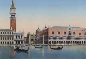 Venecia, Piazzetta San Marco y Palacio Ducal desde la Laguna de Italian Photographer