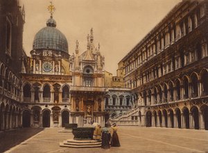 Venecia / Venecia: Patio del Palacio Ducal (foto en color) de Italian Photographer