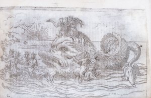 Un carro de peces fantástico, 1579 de Italian School