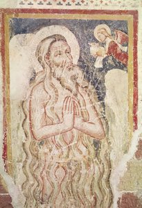 Un Santo Ermitaño de Italian School