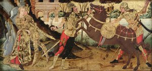 Aquiles despidiéndose de Briseida, Escuela Umbriana de Italian School