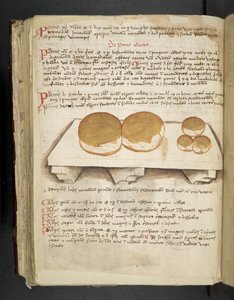 Añadir MS 41623 f.124v De Pane, de "A herbal", Belluno (tinta y color sobre vitela) de Italian School
