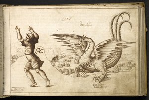 Añadir MS 82955 f.129r Dragón de 