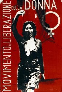 Cartel italiano del movimiento de liberación de la mujer. de Italian School