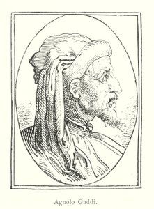 Agnolo Gaddi (grabado) de Italian School