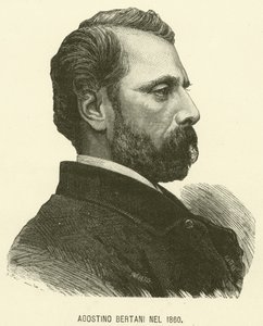 Agostino Bertani en 1860 de Italian School
