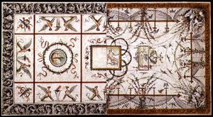 Diseños alternativos para un techo neoclásico, c.1800 de Italian School