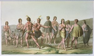 Indios americanos de Carolina del Sur, c.1820 de Italian School