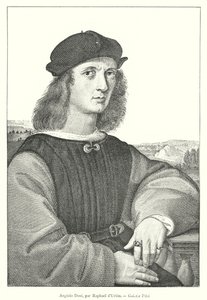 Angiolo Doni, por Rafael de Urbino, Galería Pitti de Italian School