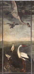 Animales, Mito de Orfeo (detalle) de Italian School
