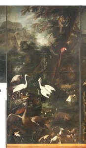 Animales, Mito de Orfeo (detalle) de Italian School