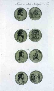 Monedas romanas antiguas, de 