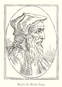 Baccio da Monte Lupo (grabado) de Italian School
